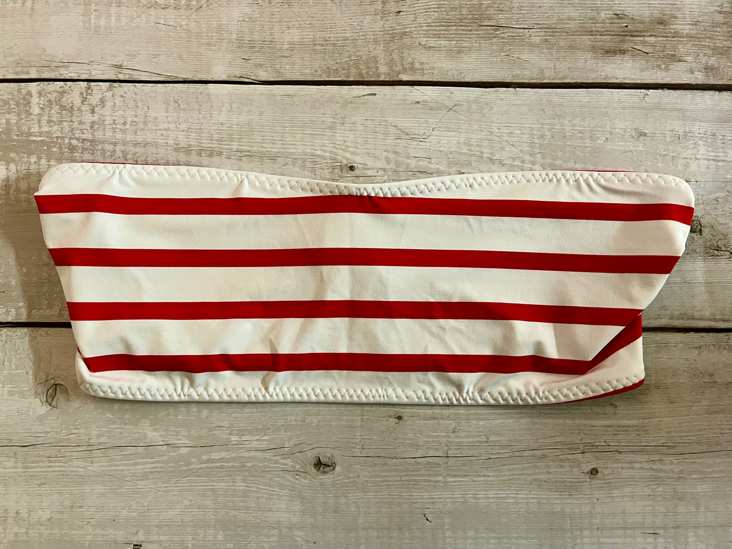 Red Stripe Bandeau - Size 8