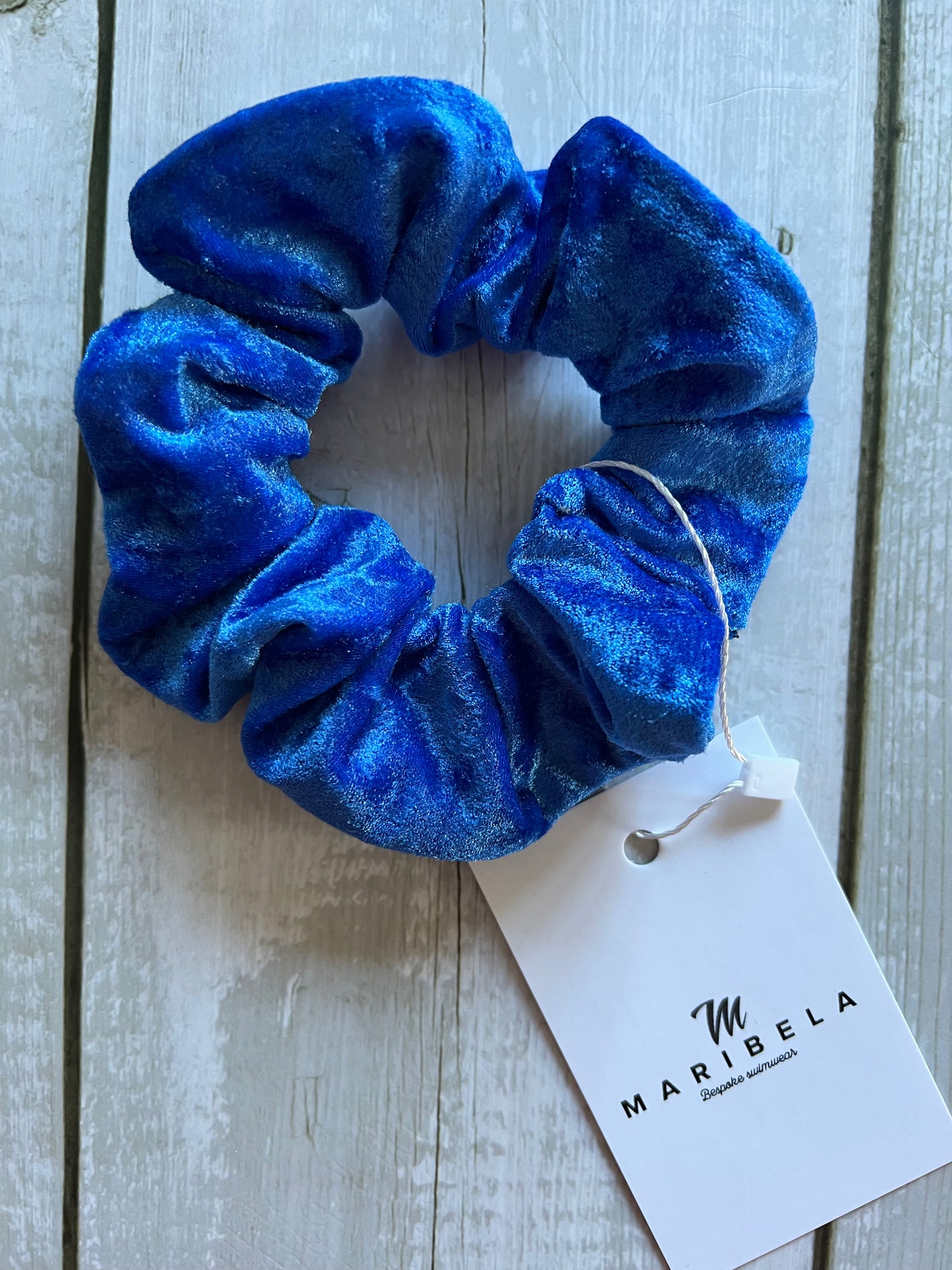 Blue Velvet Scrunchie