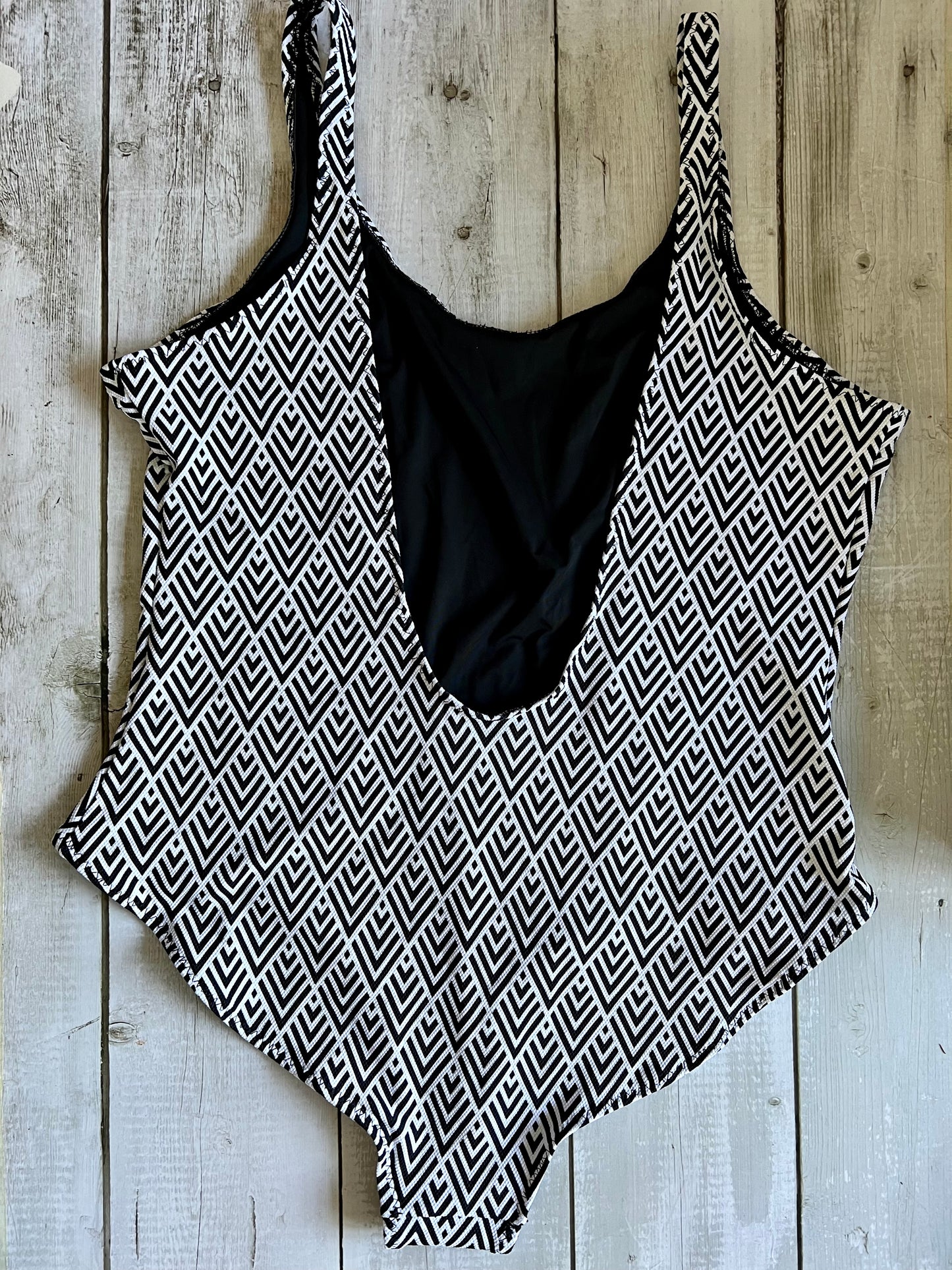 Mono Aztec Swimsuit - Size 18