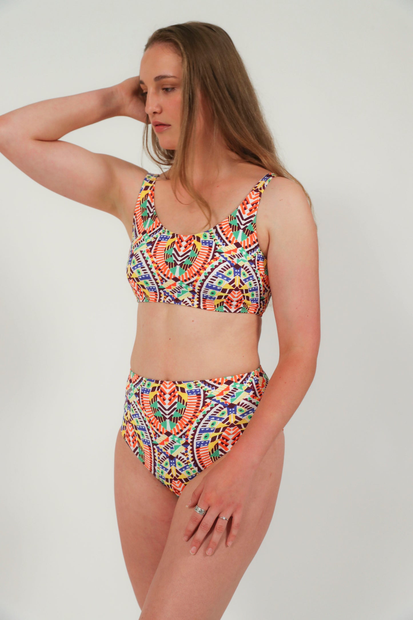 Multicoloured Aztec Bikini