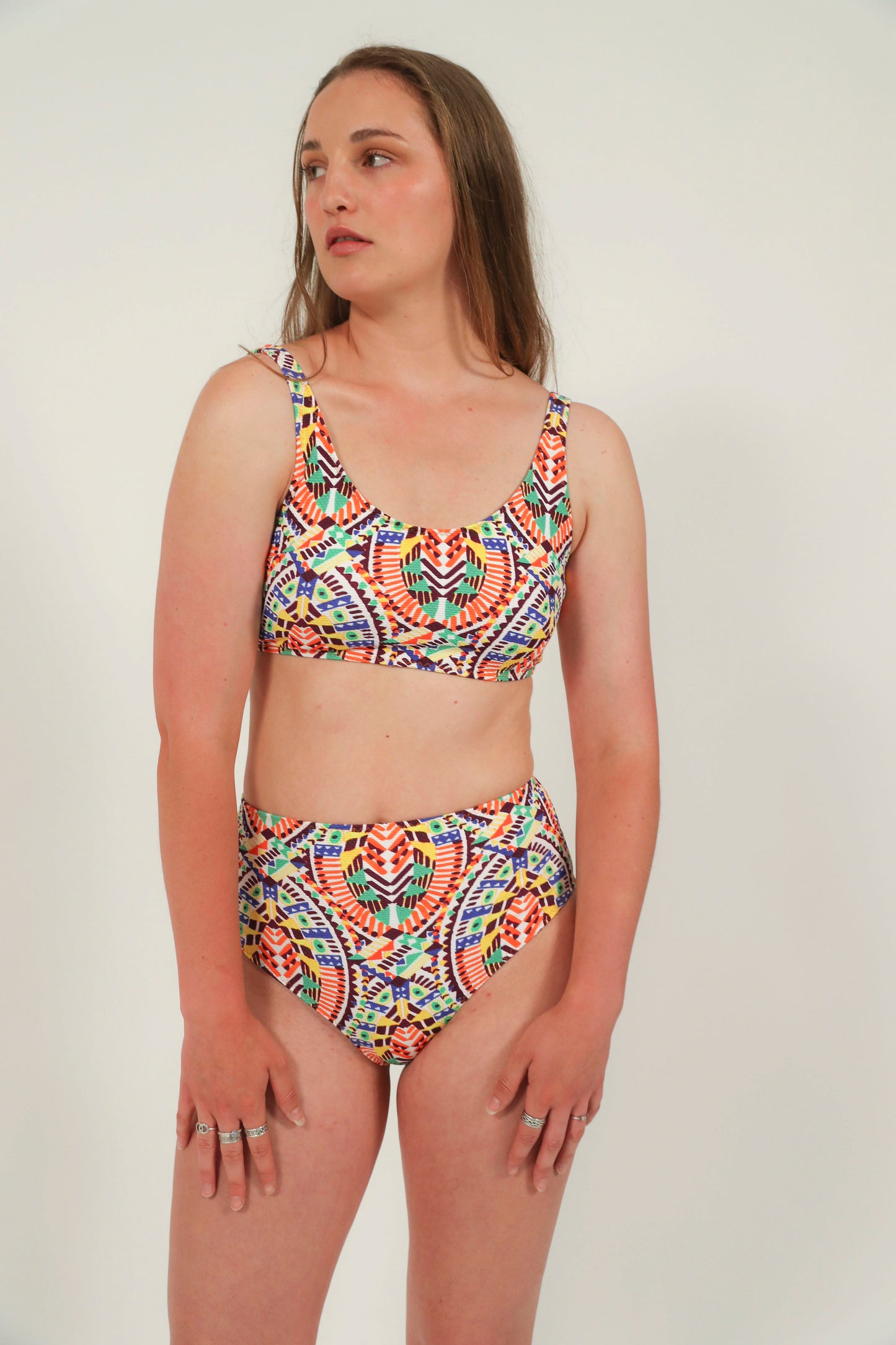 Multicoloured Aztec Bikini