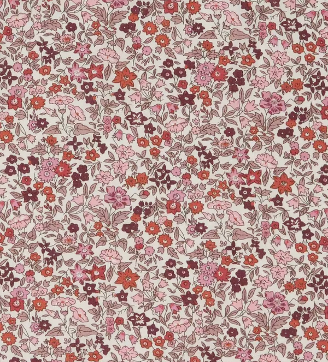 Red Liberty Print Lavender Eye Pillow