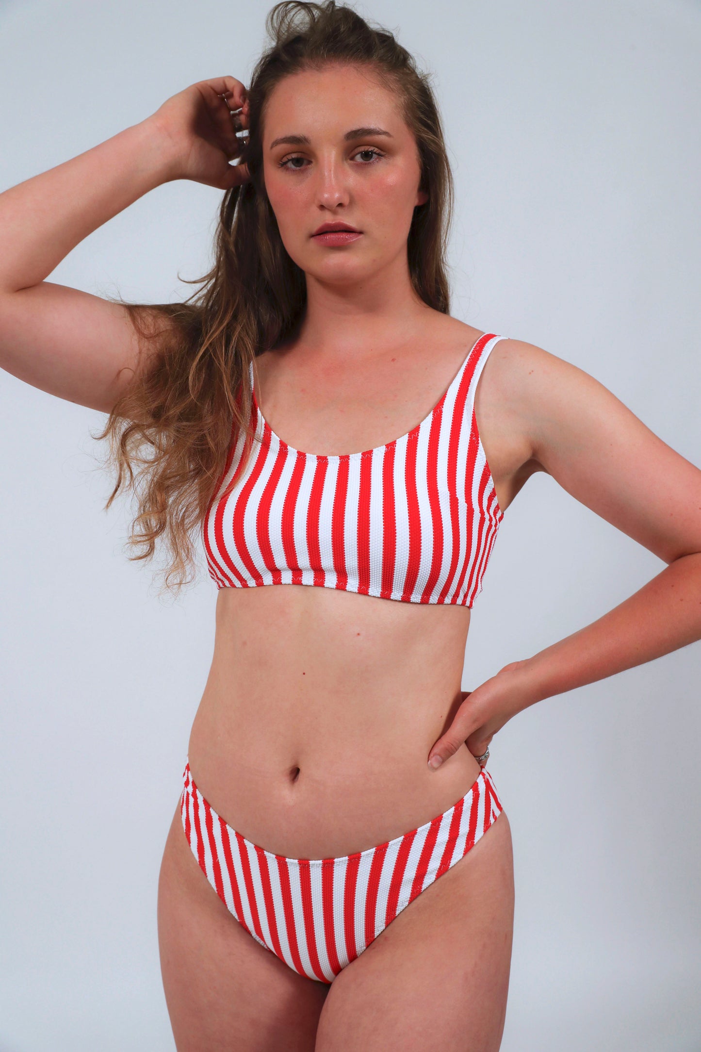 Red Stripe Bikini