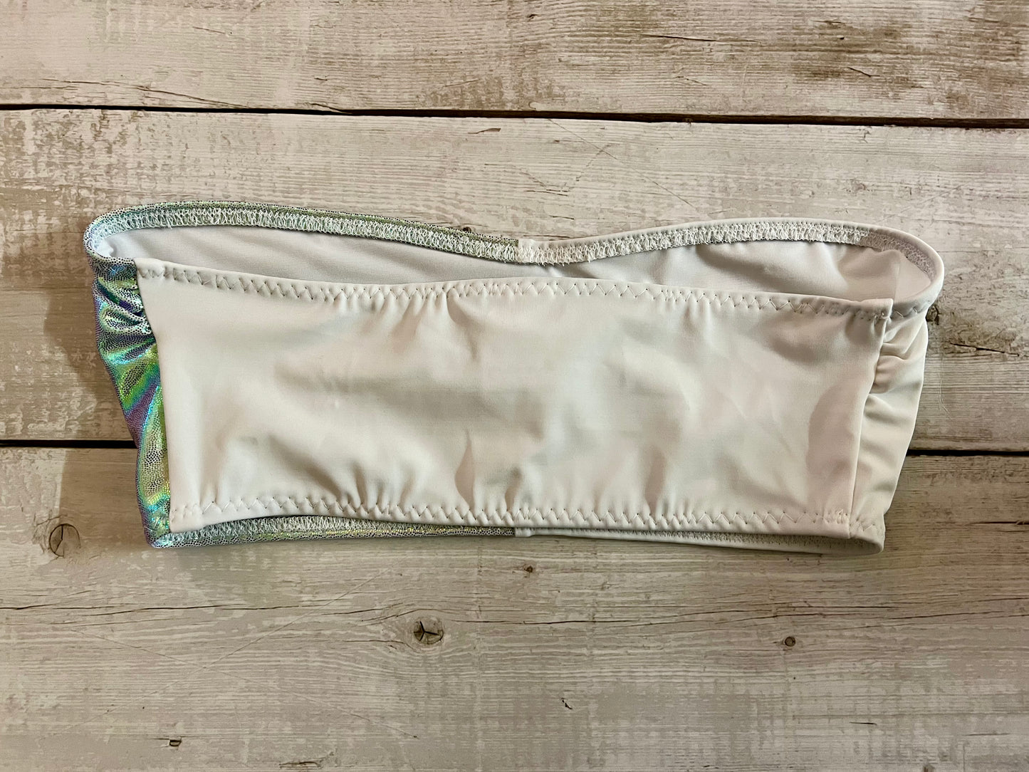 Green Holographic Half Bandeau - Size 8