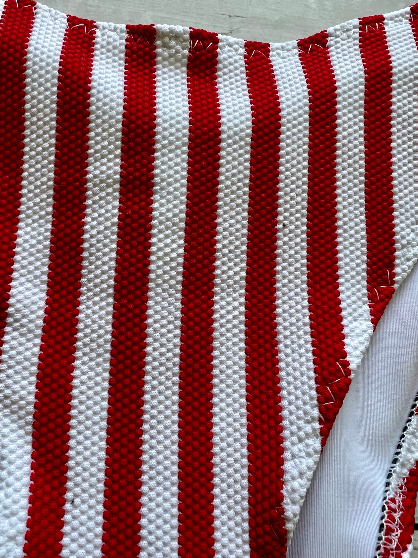 Red Stripe Low Bottoms - Size 12