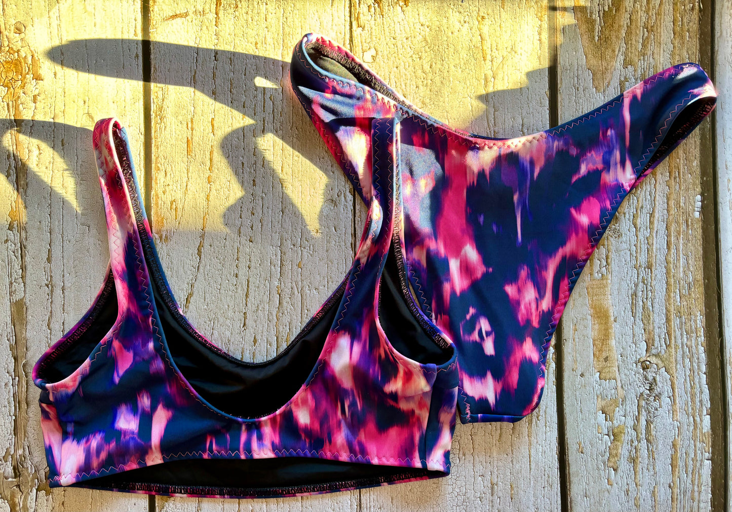 Navy & Pink Bikini - Size 10