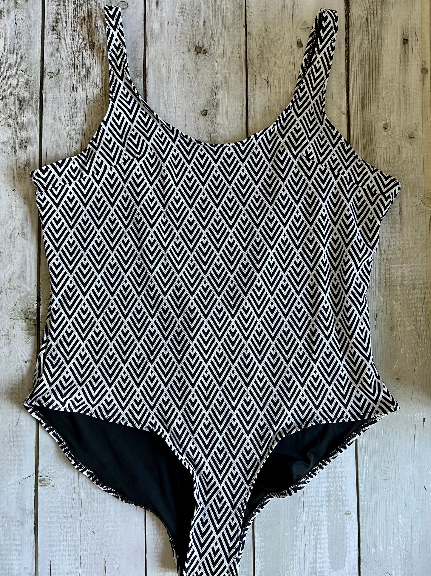 Mono Aztec Swimsuit - Size 18