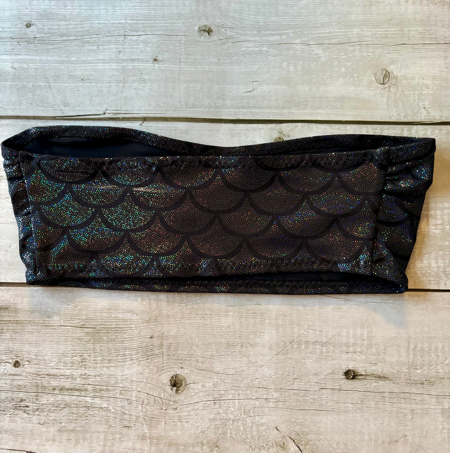 Black Mermaid Bandeau- Size 8
