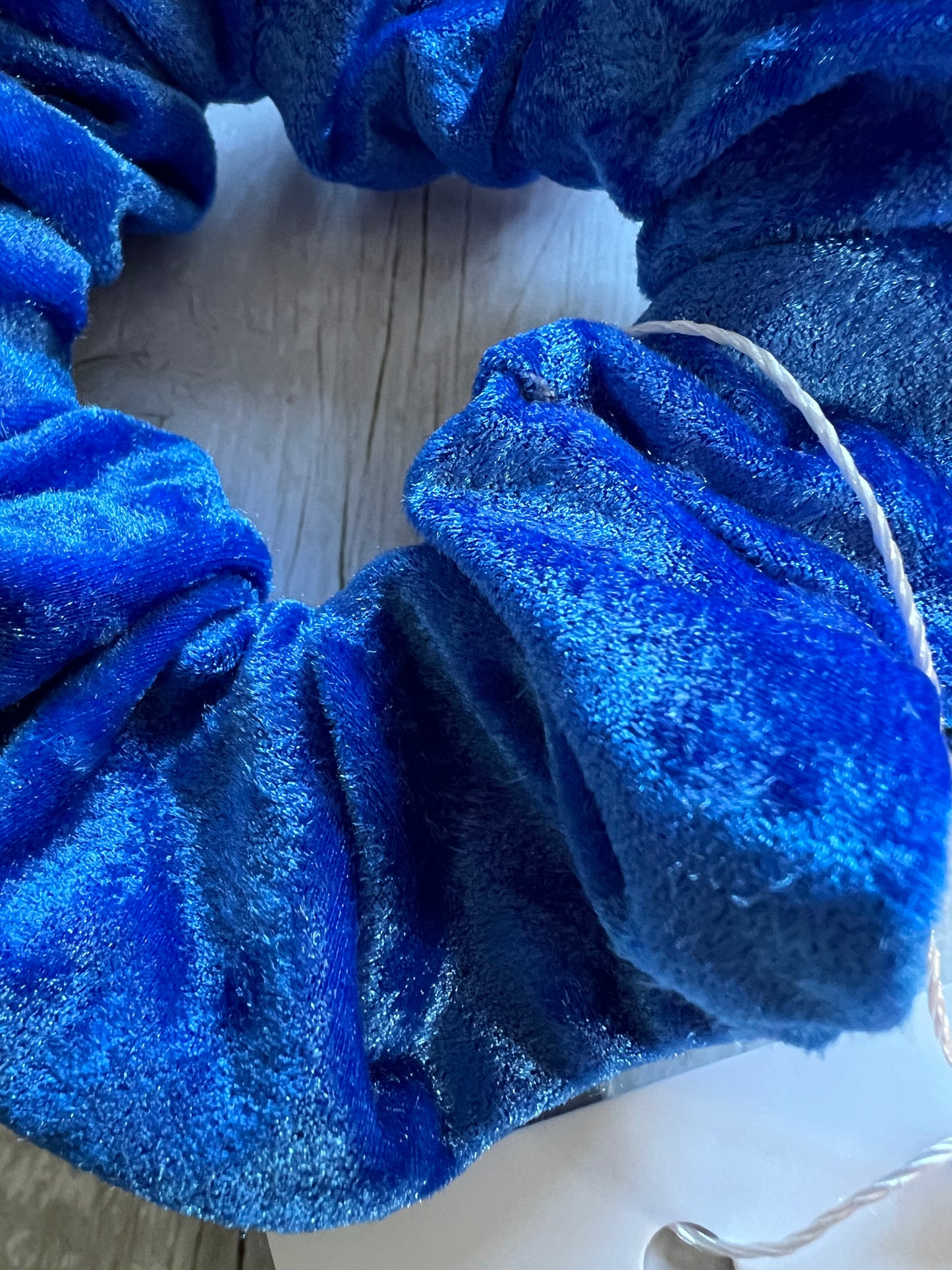 Blue Velvet Scrunchie