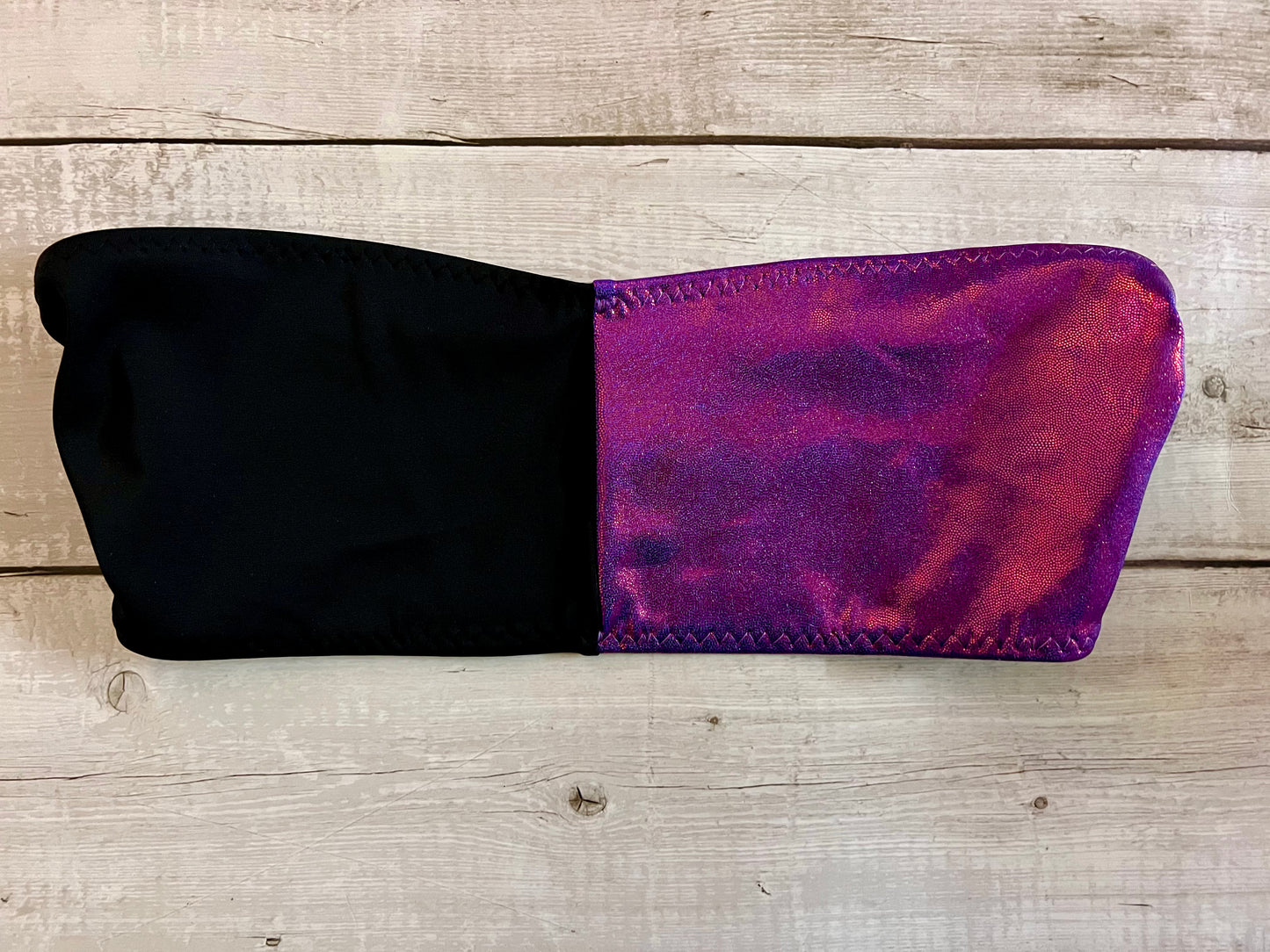 Purple Holographic Half Bandeau - Size 8