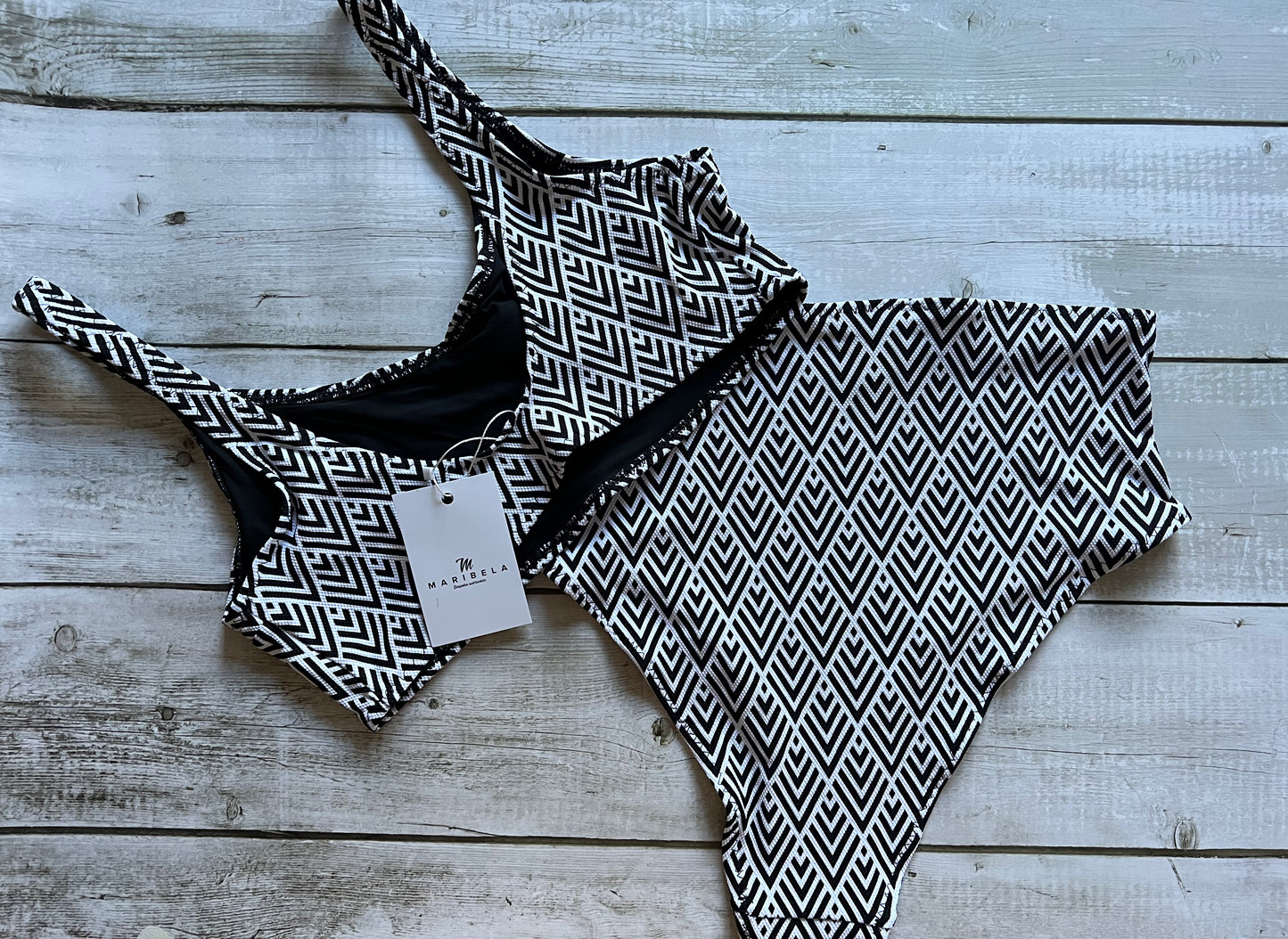 Mono Aztec Bikini - Size 12 & 14