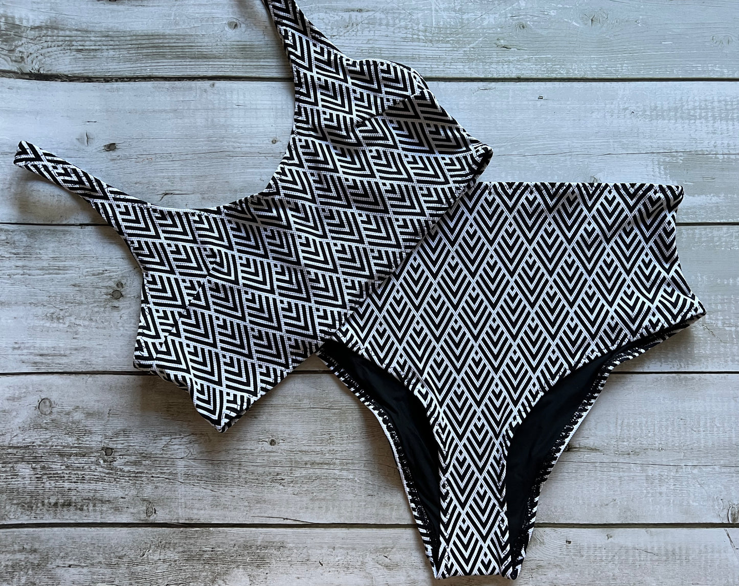 Mono Aztec Bikini - Size 12 & 14