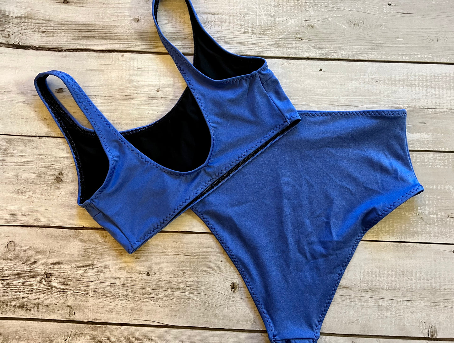 Blue/Lilac Bikini - Size 10,12,14 & 16