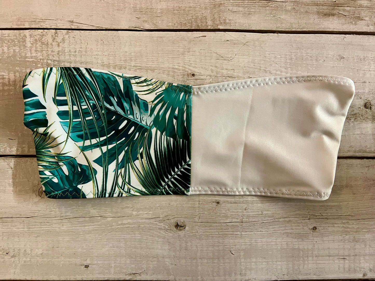 Leaf Half white Bandeau - Size 8