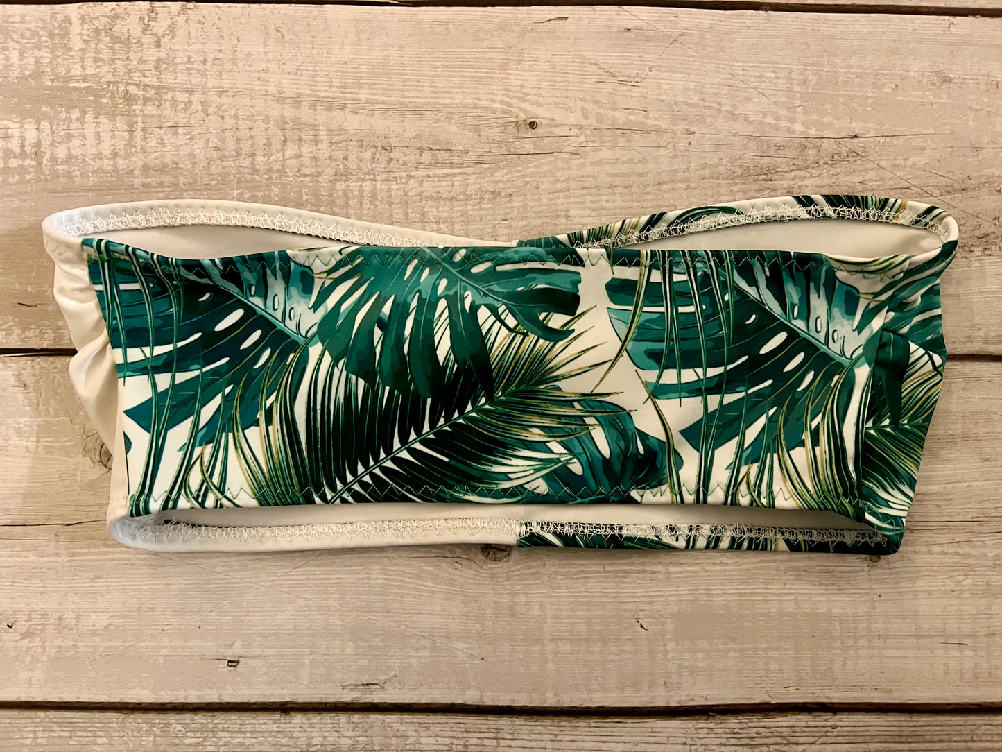 Leaf Half white Bandeau - Size 8