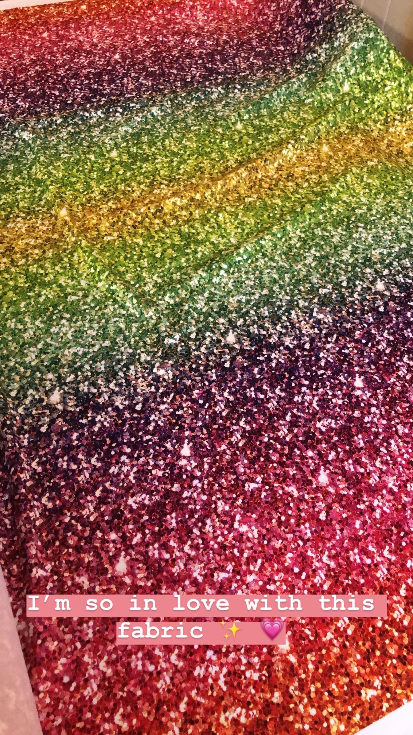 Glitter Rainbow Print Leggings