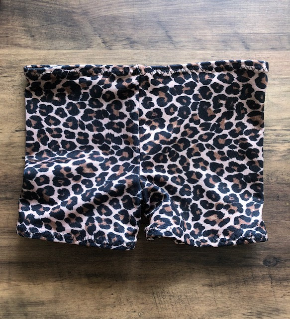 Boys Classic Leopard Trunks
