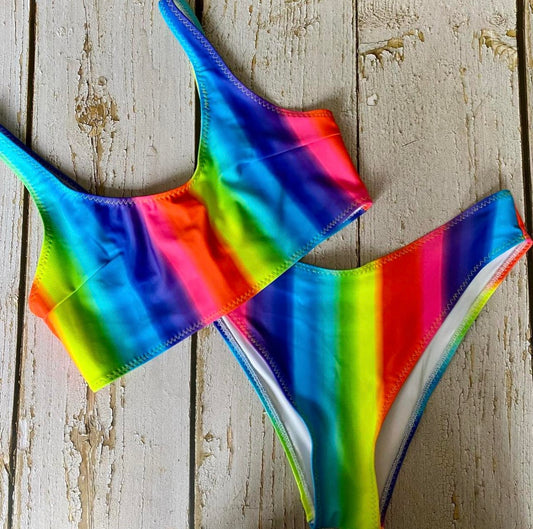 Rainbow Bikini - Size 10