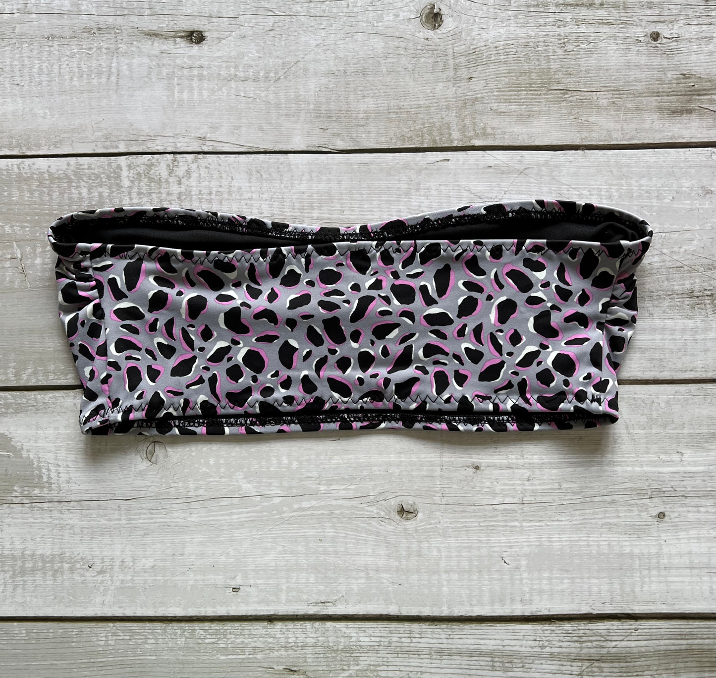 Purple Leopard Bandeau - Size 8