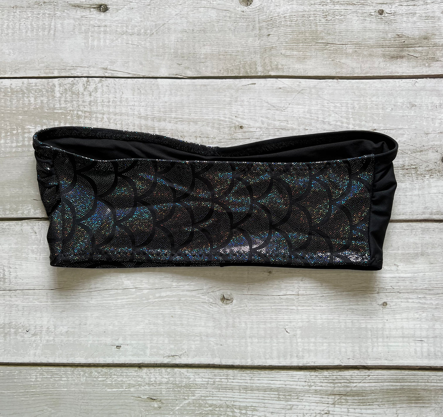 Black Mermaid Half Bandeau - Size 8