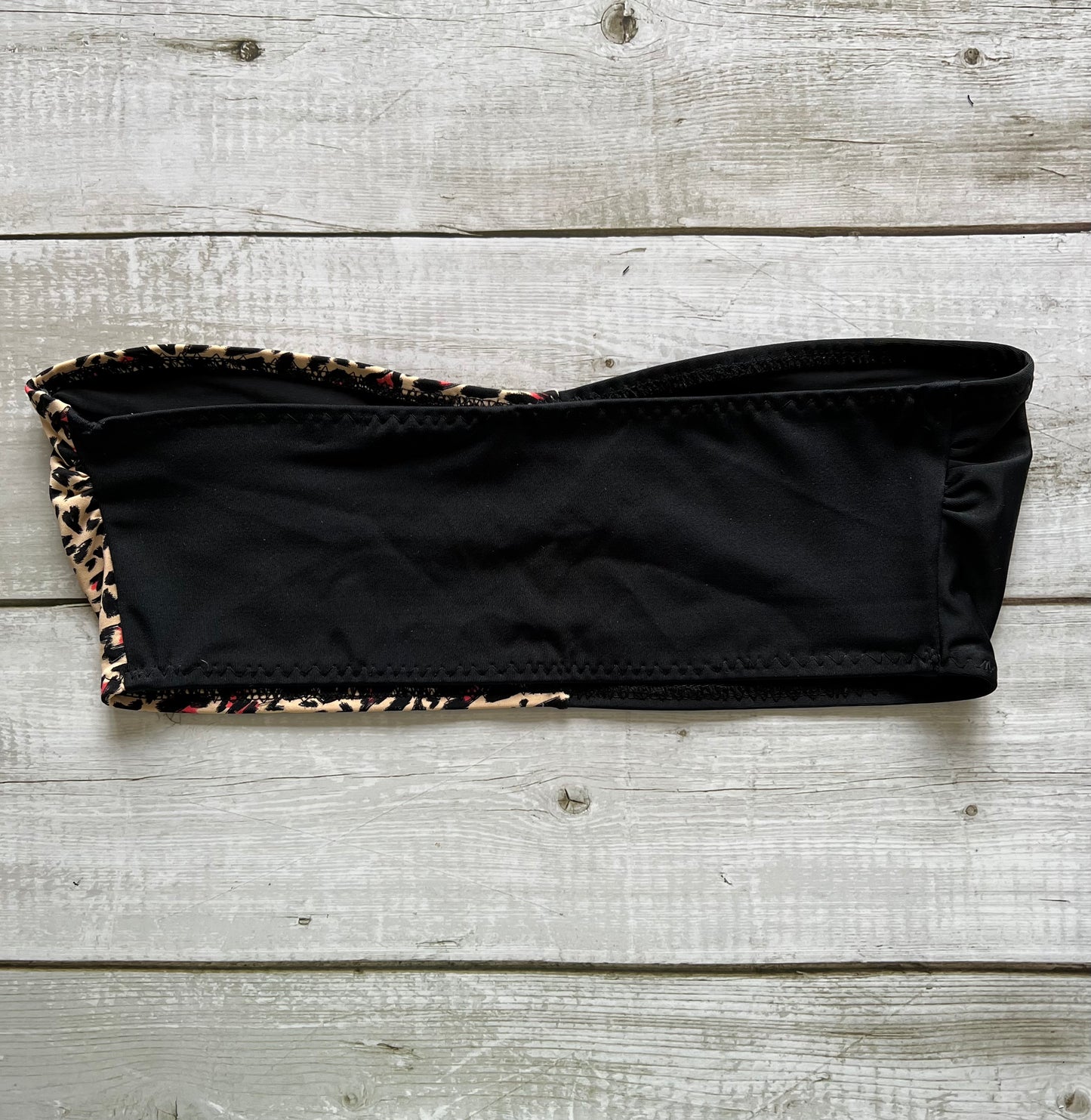 Tan Leopard Half Bandeau - Size 10