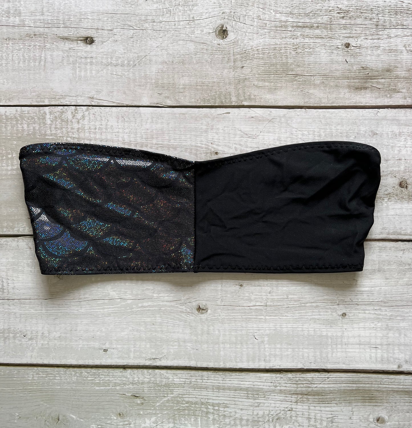 Black Mermaid Half Bandeau - Size 10