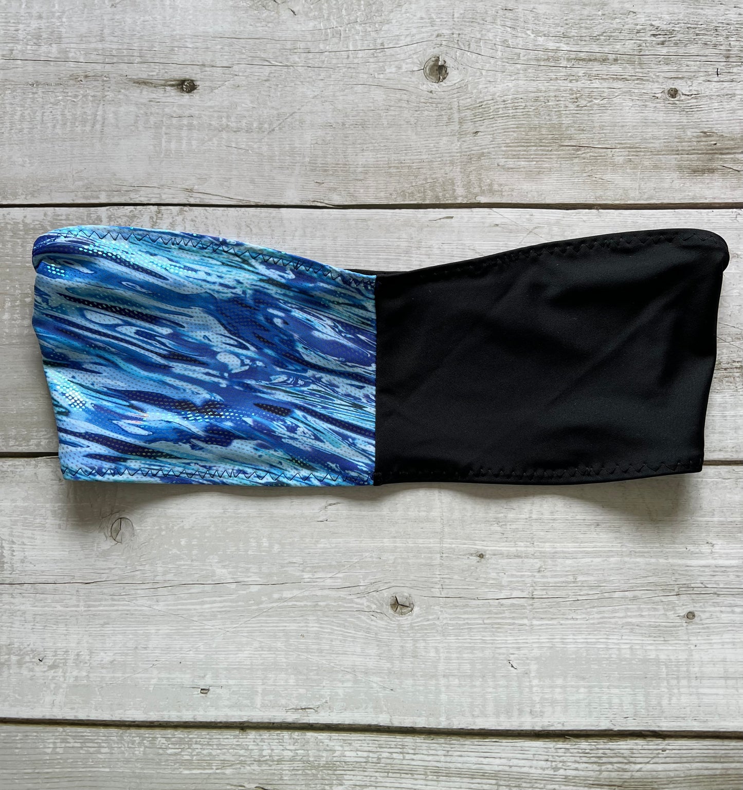 Blue Shine Half Bandeau - Size 10