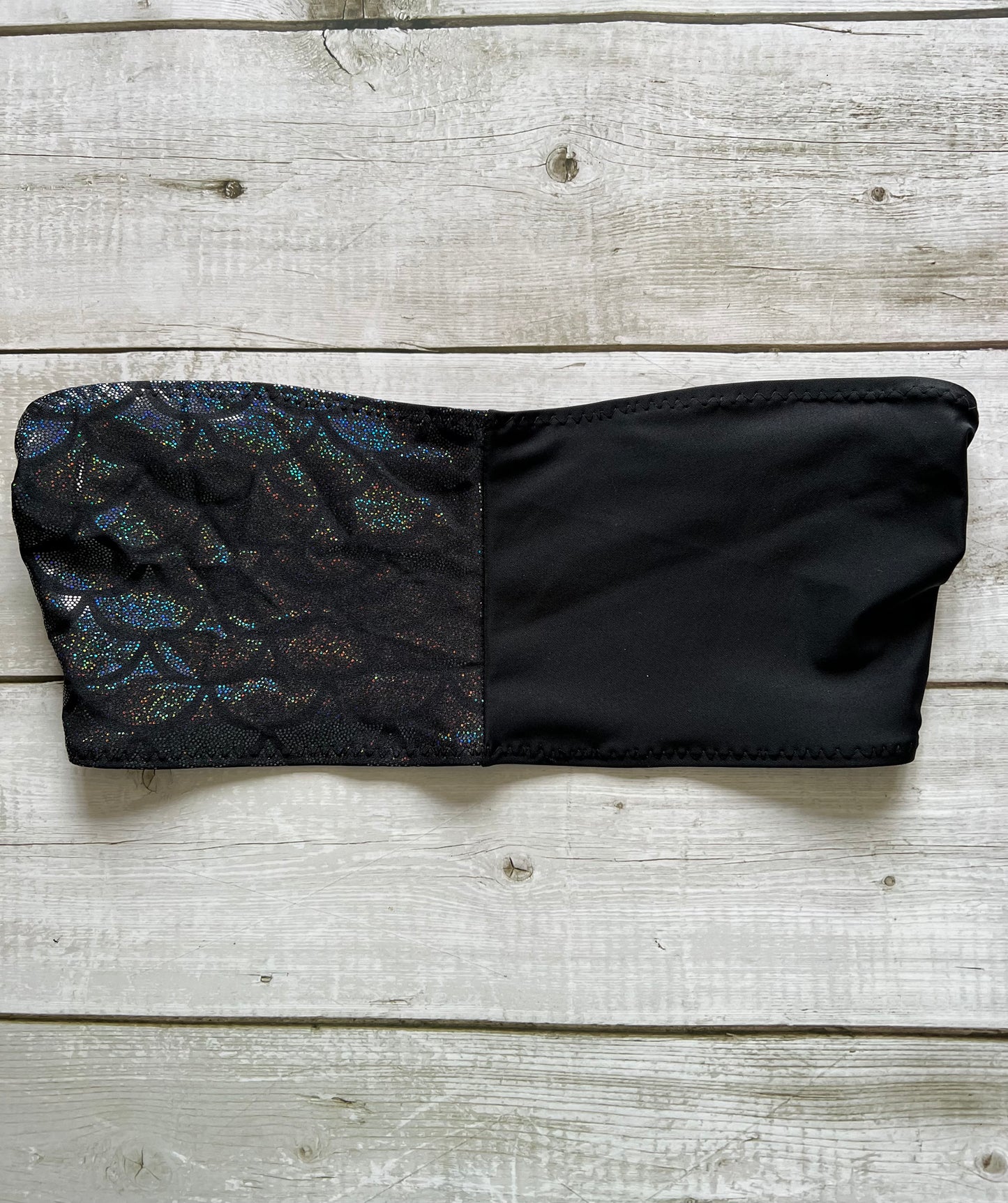 Black Mermaid Half Bandeau - Size 12