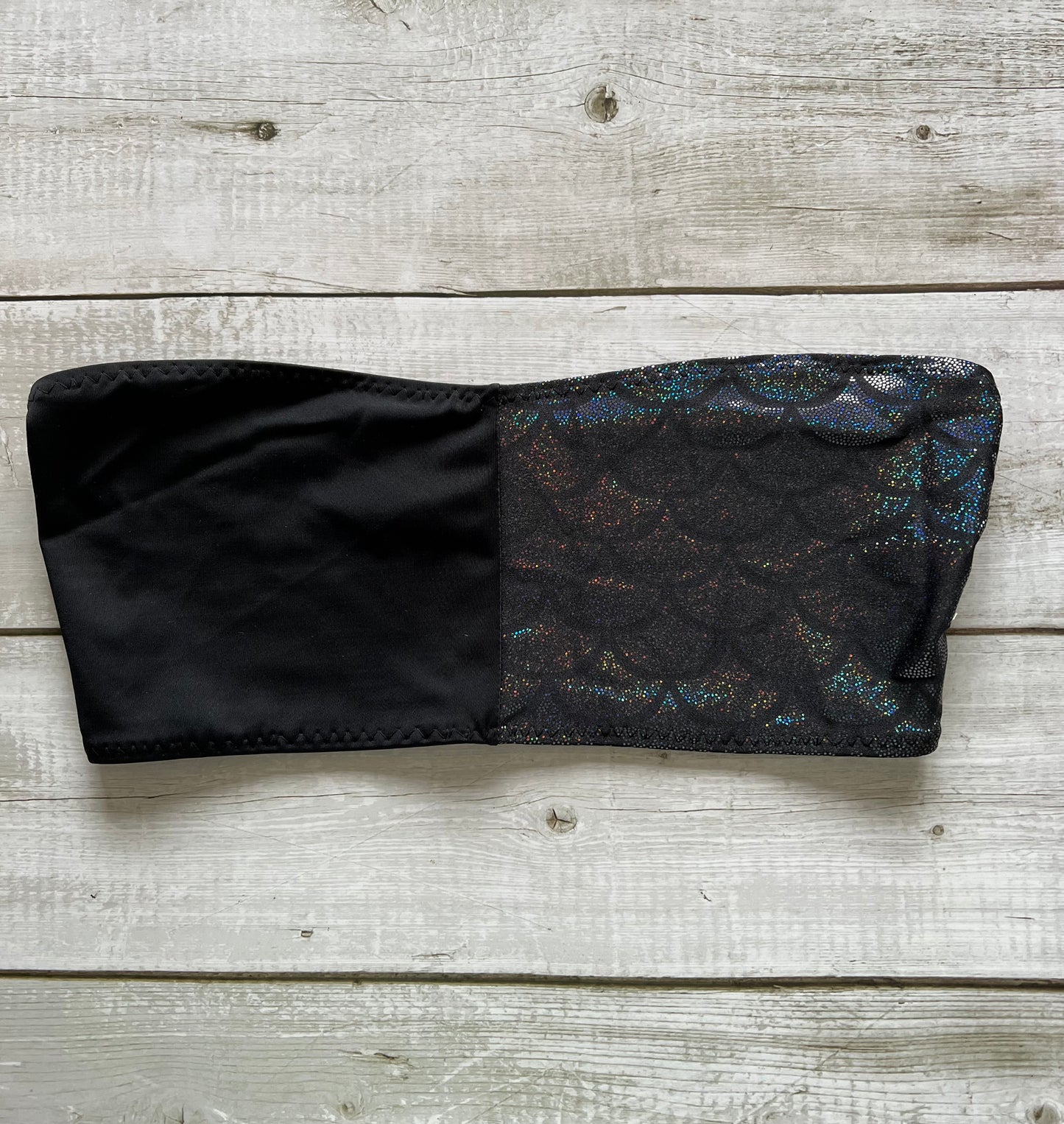 Black Mermaid Half Bandeau - Size 12