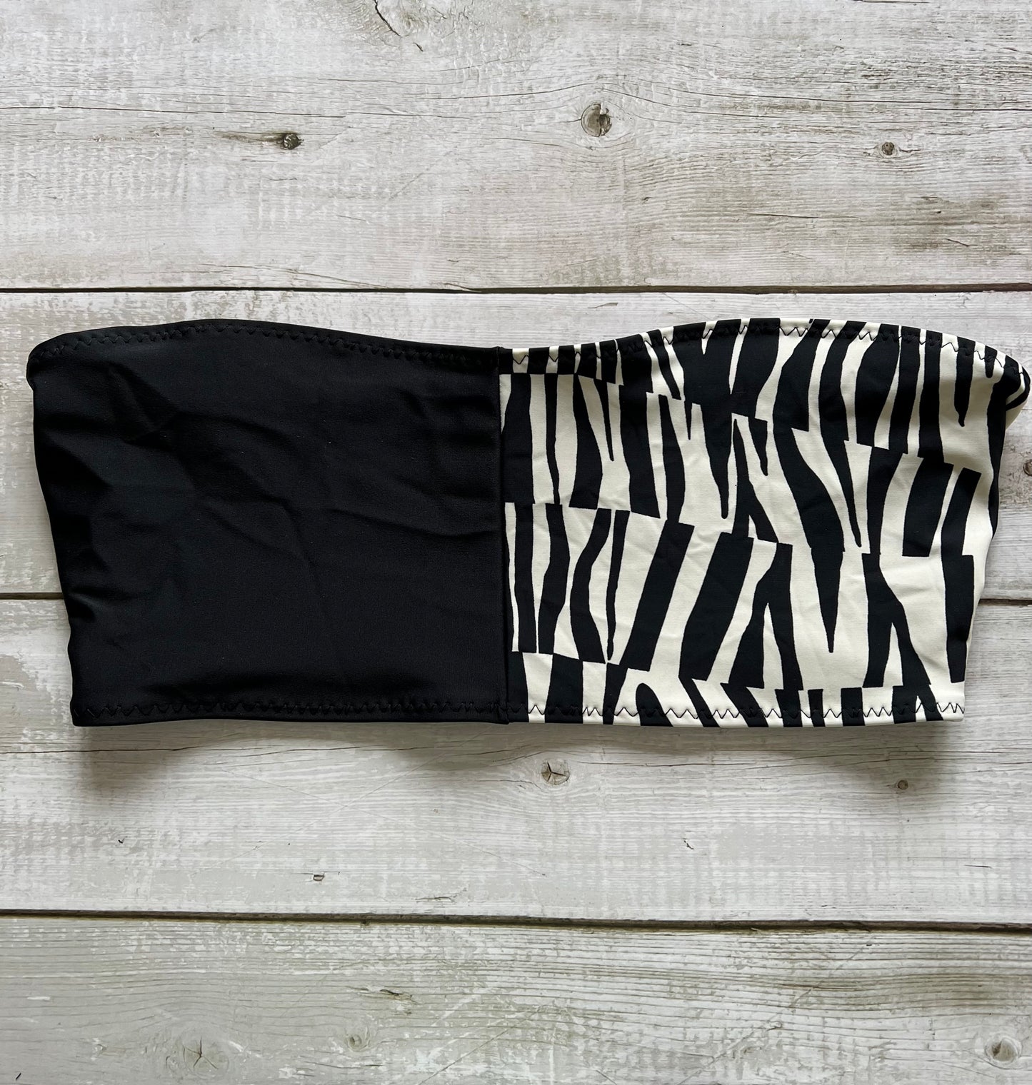 Zebra Half Bandeau - Size 16