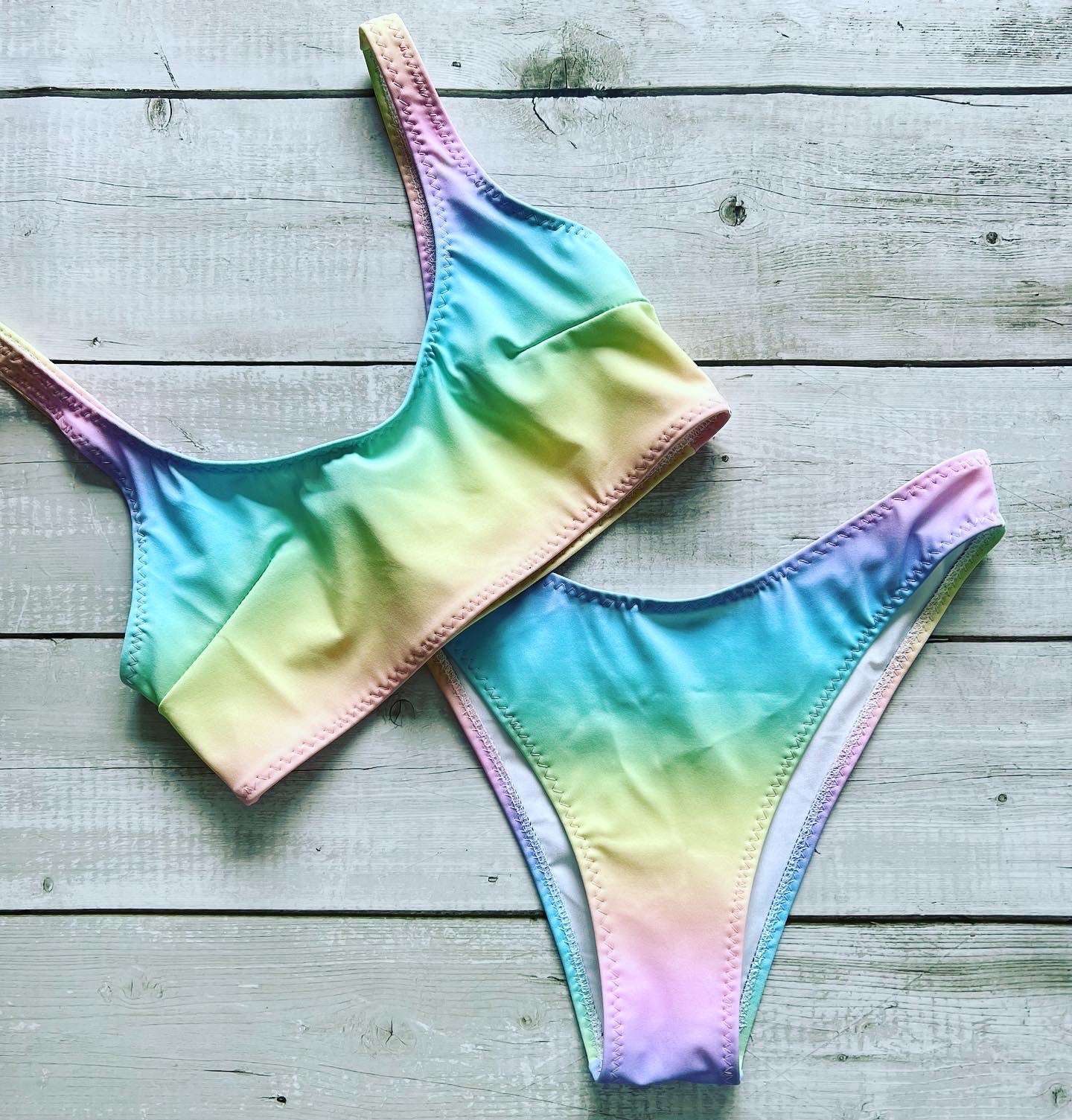 Pastel Rainbow Bikini