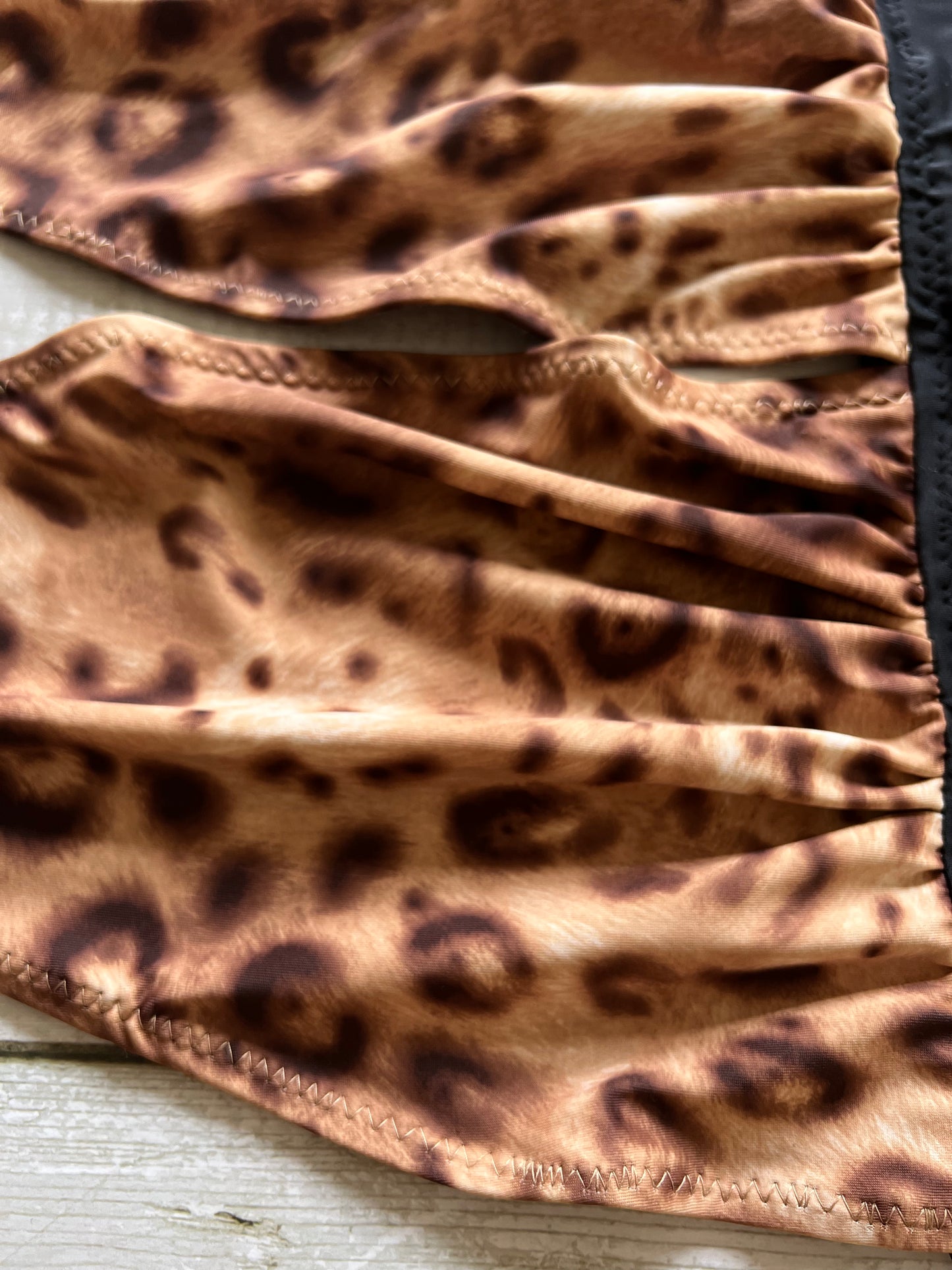 Leopard Halter Swimsuit - Size 14