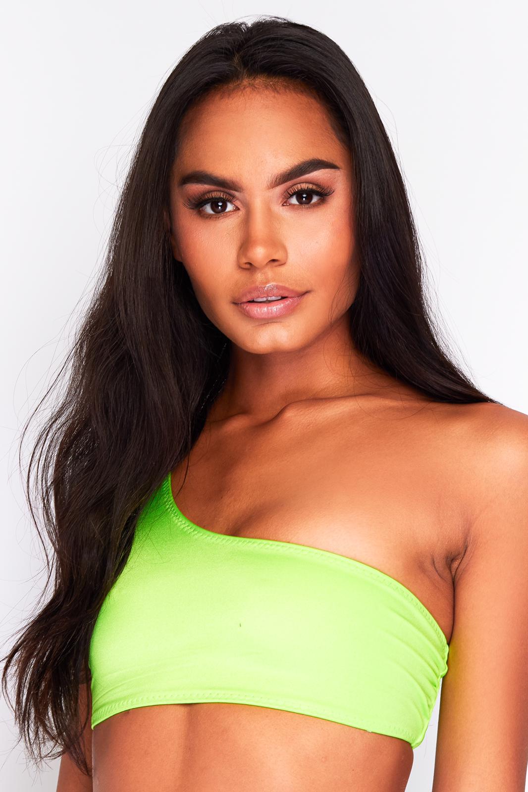Neon Green Bikini Top