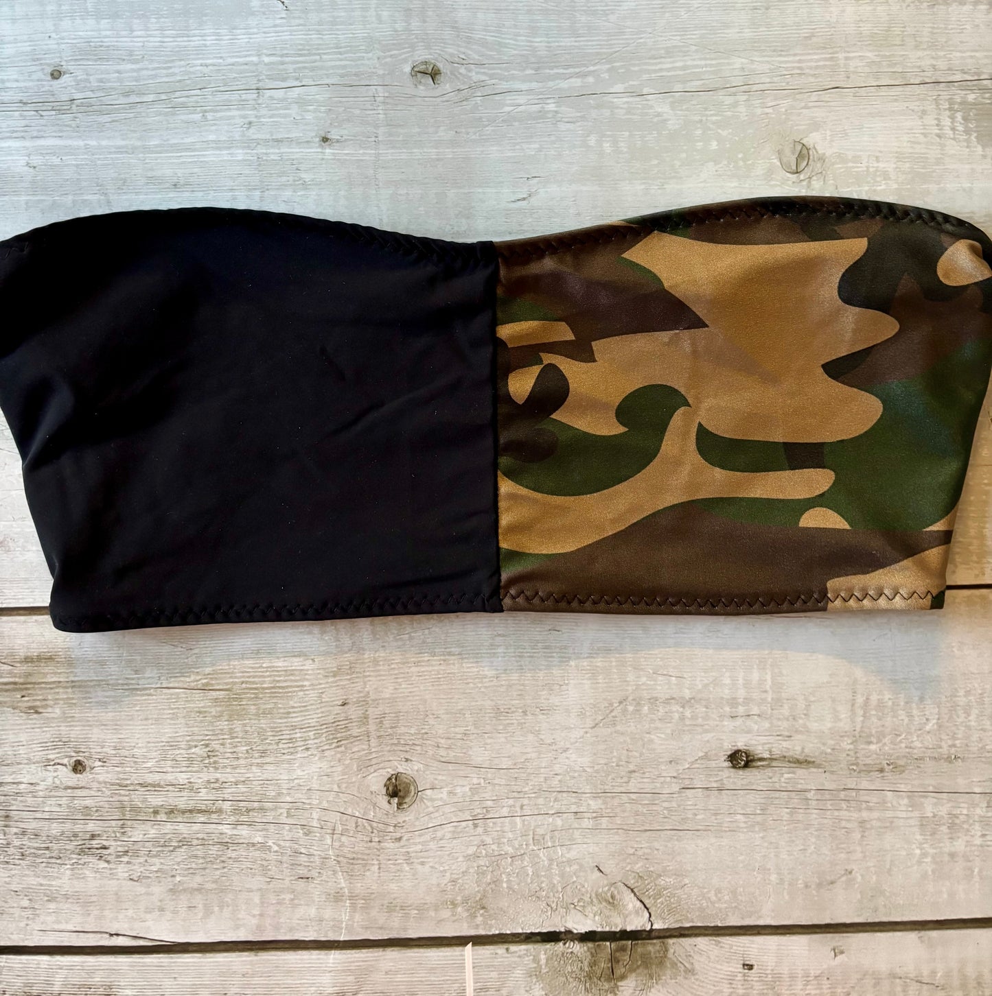 Half Camo Bandeau- Size 14