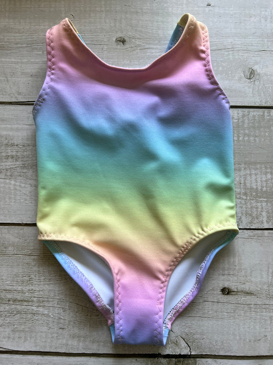 Kids Rainbow Pastel Swimsuit - 3-6 Months