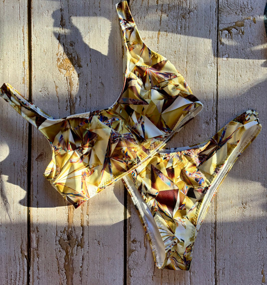 Gold Crystal Bikini