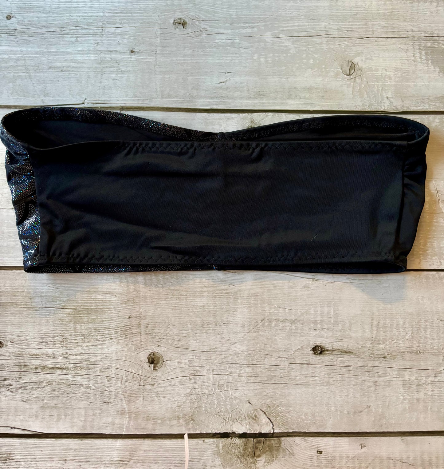 Half Black Mermaid Bandeau- Size 10