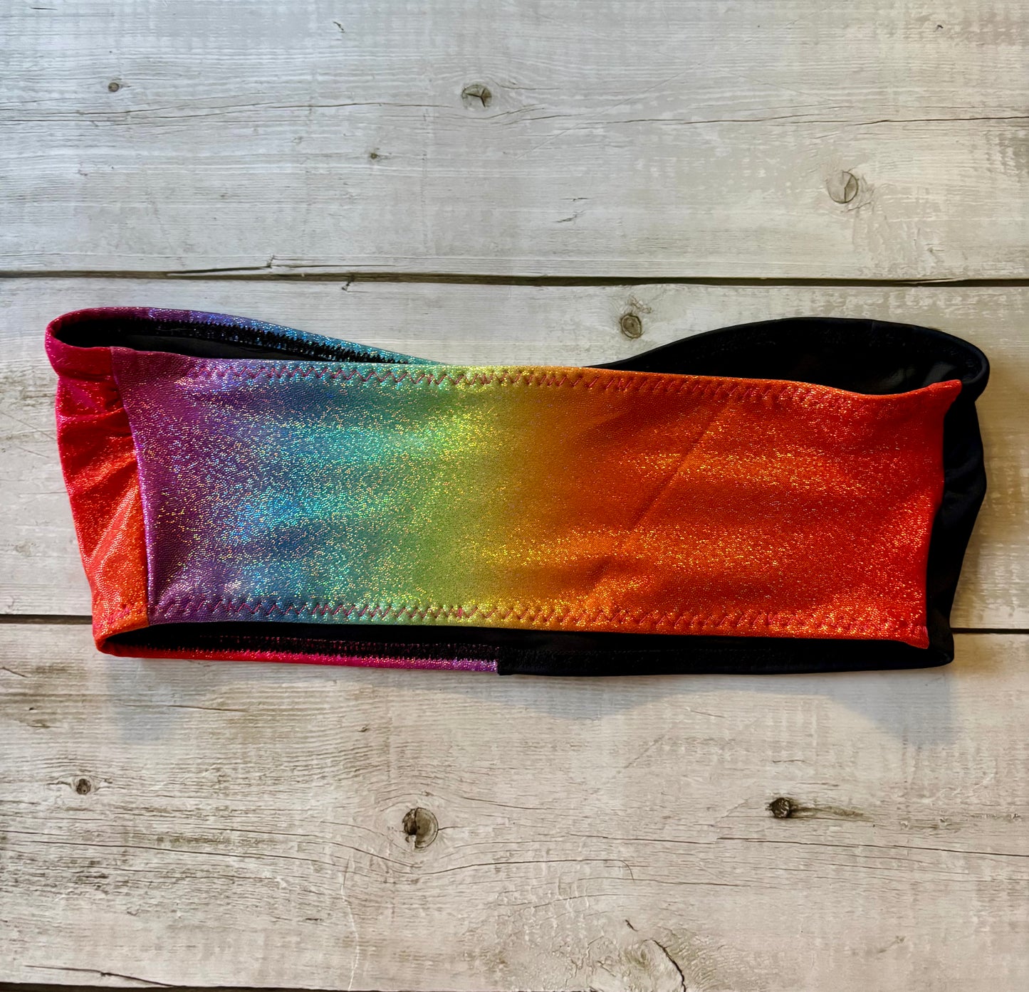 Half Rainbow Shine Bandeau- Size 10