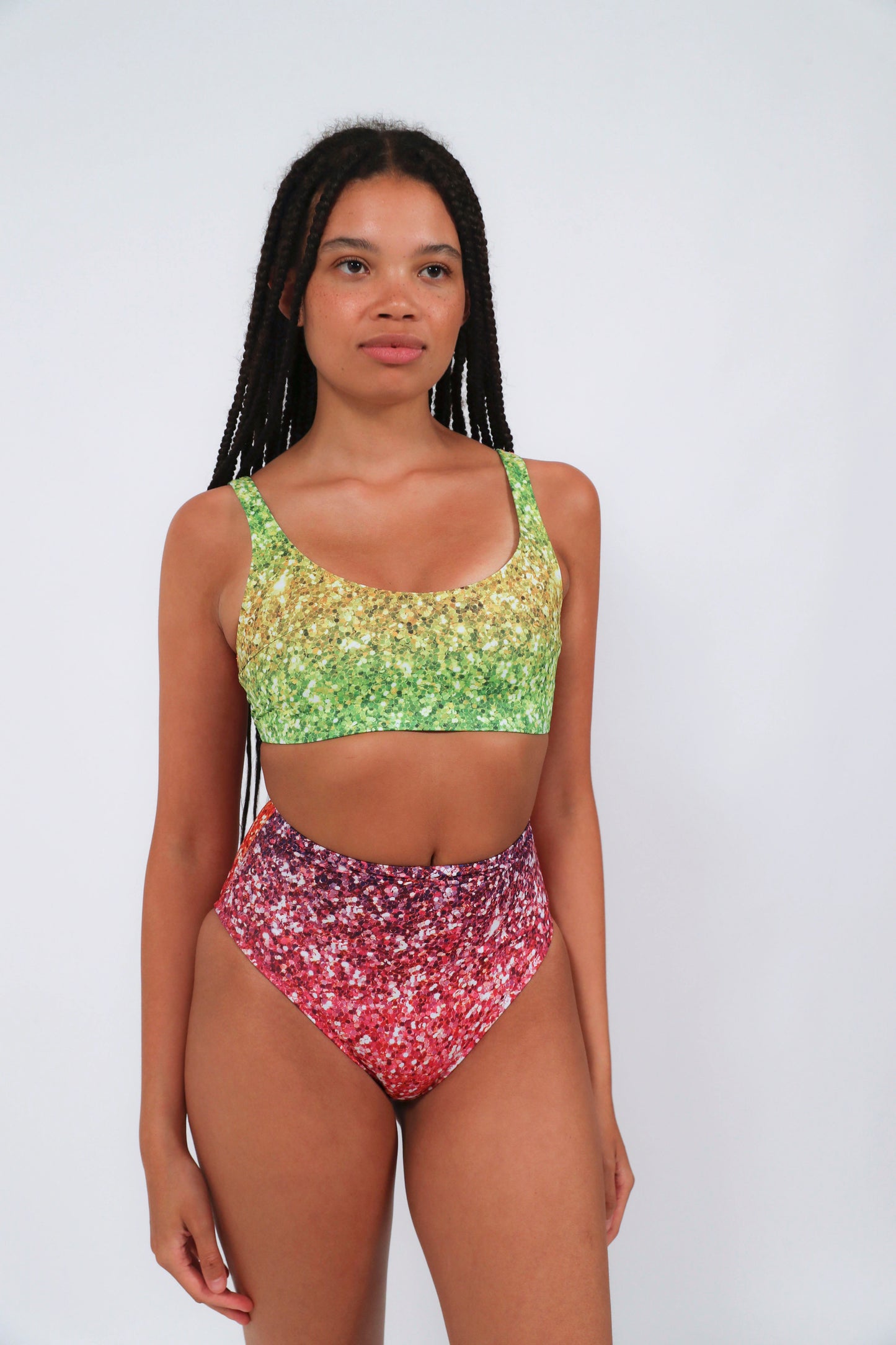 Glitter Rainbow Bikini