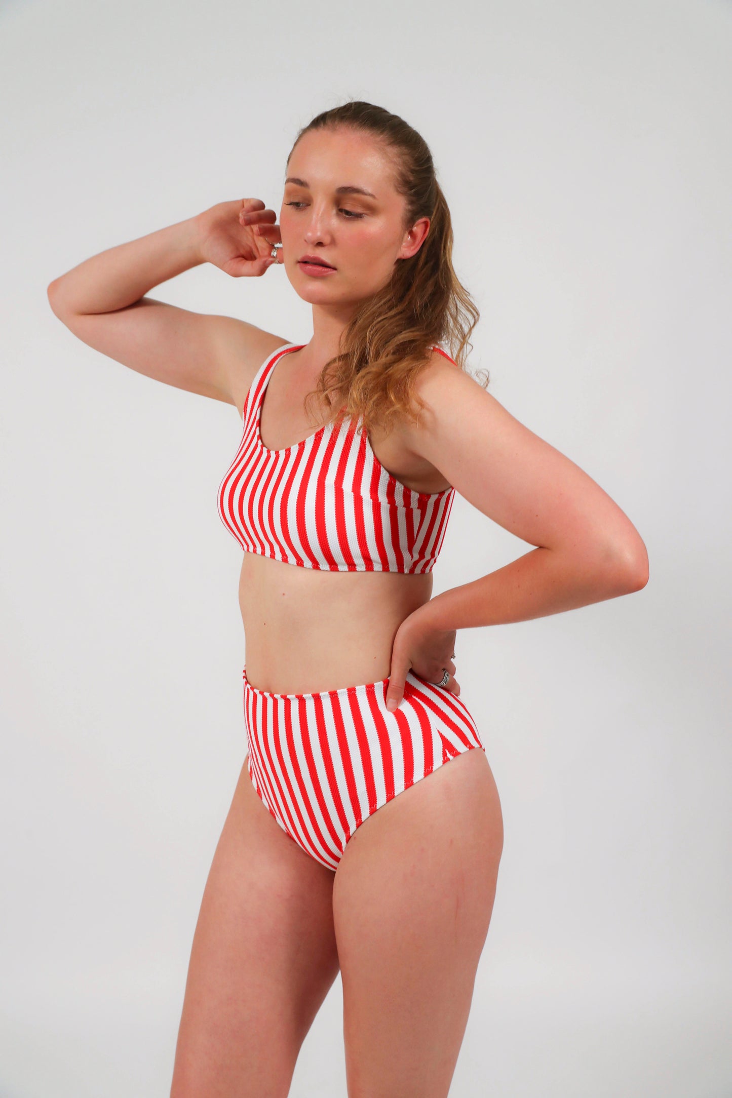 Red Stripe Bikini