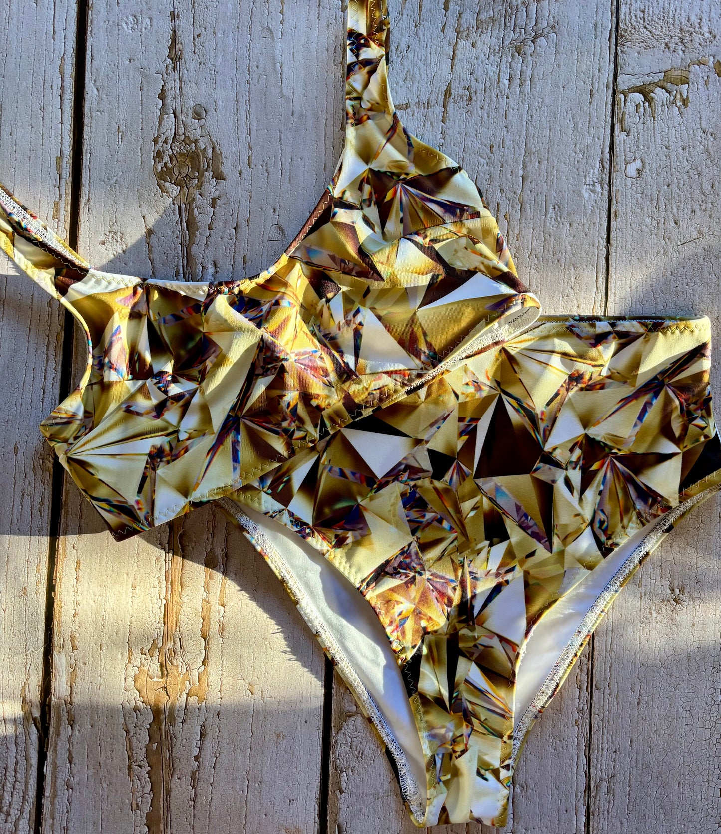 Gold Crystal Bikini