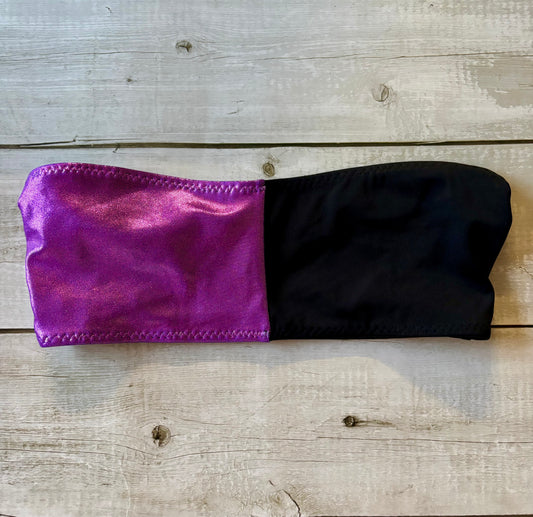 Half Purple Shine Bandeau- Size 10