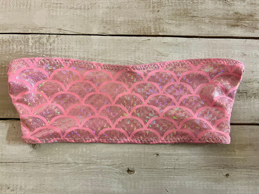 Pink Mermaid Bandeau - Size 8