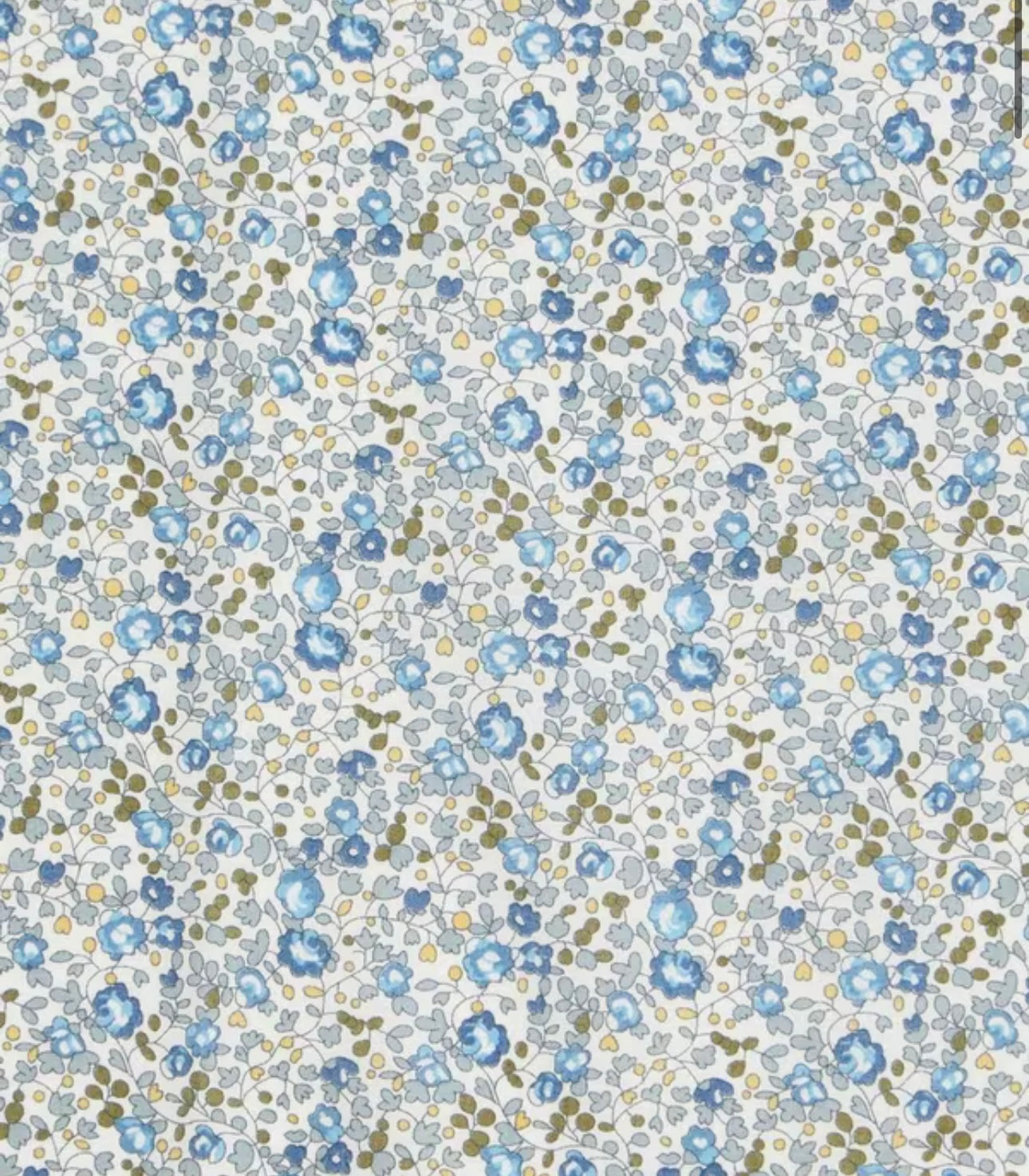 Blue Liberty Print Eye Mask