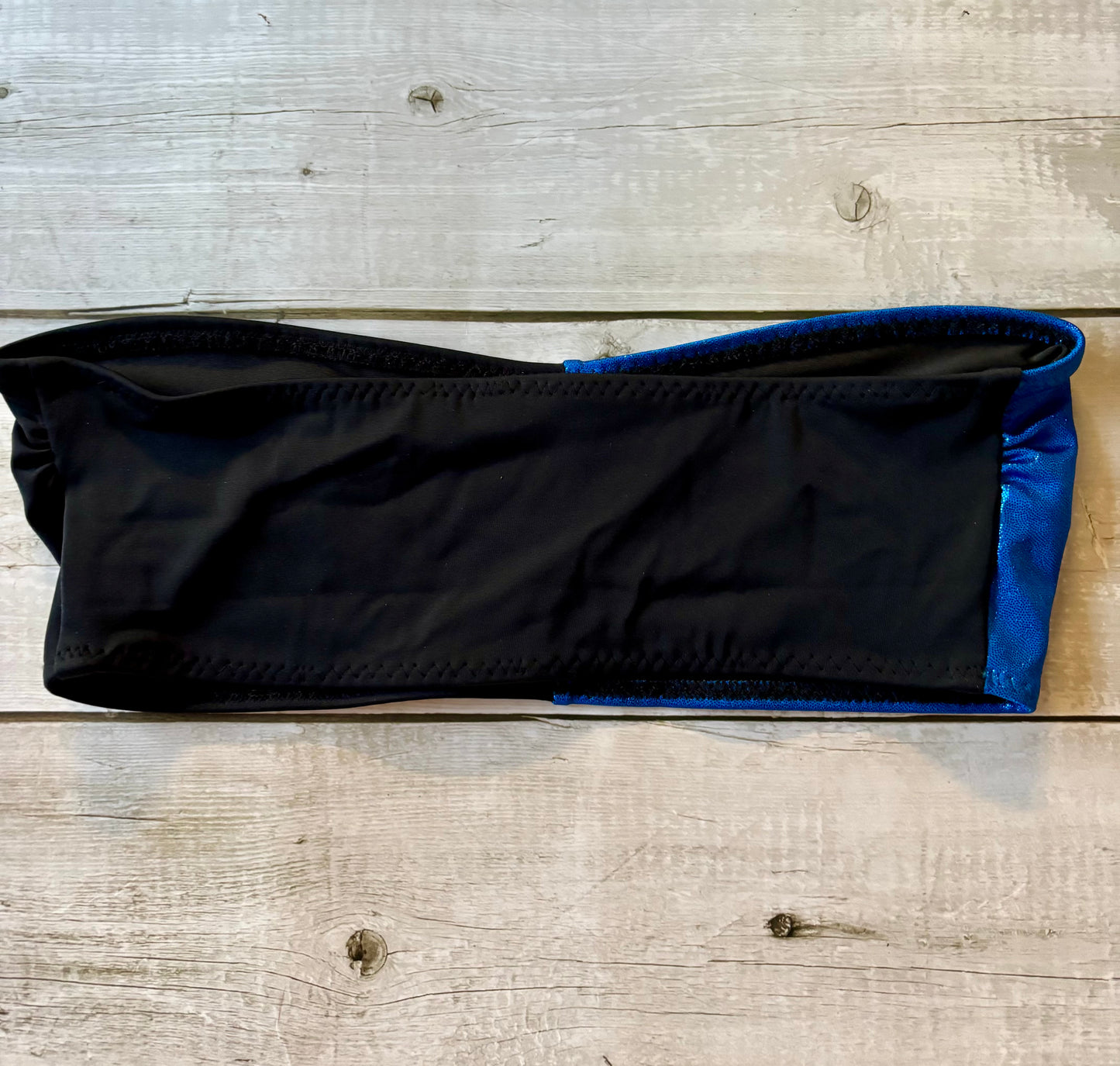 Half Blue Shine Bandeau- Size 10