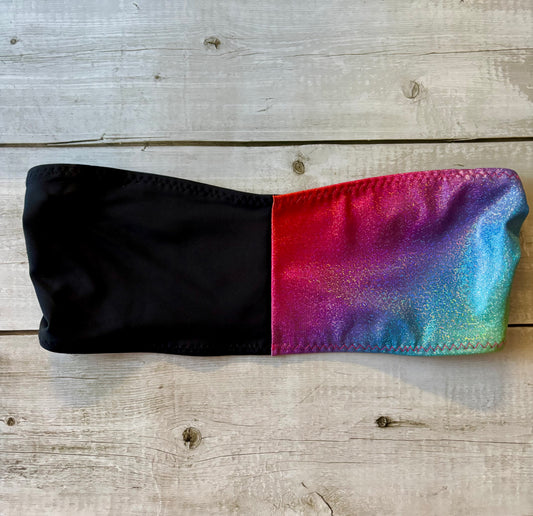 Half Rainbow Shine Bandeau- Size 10