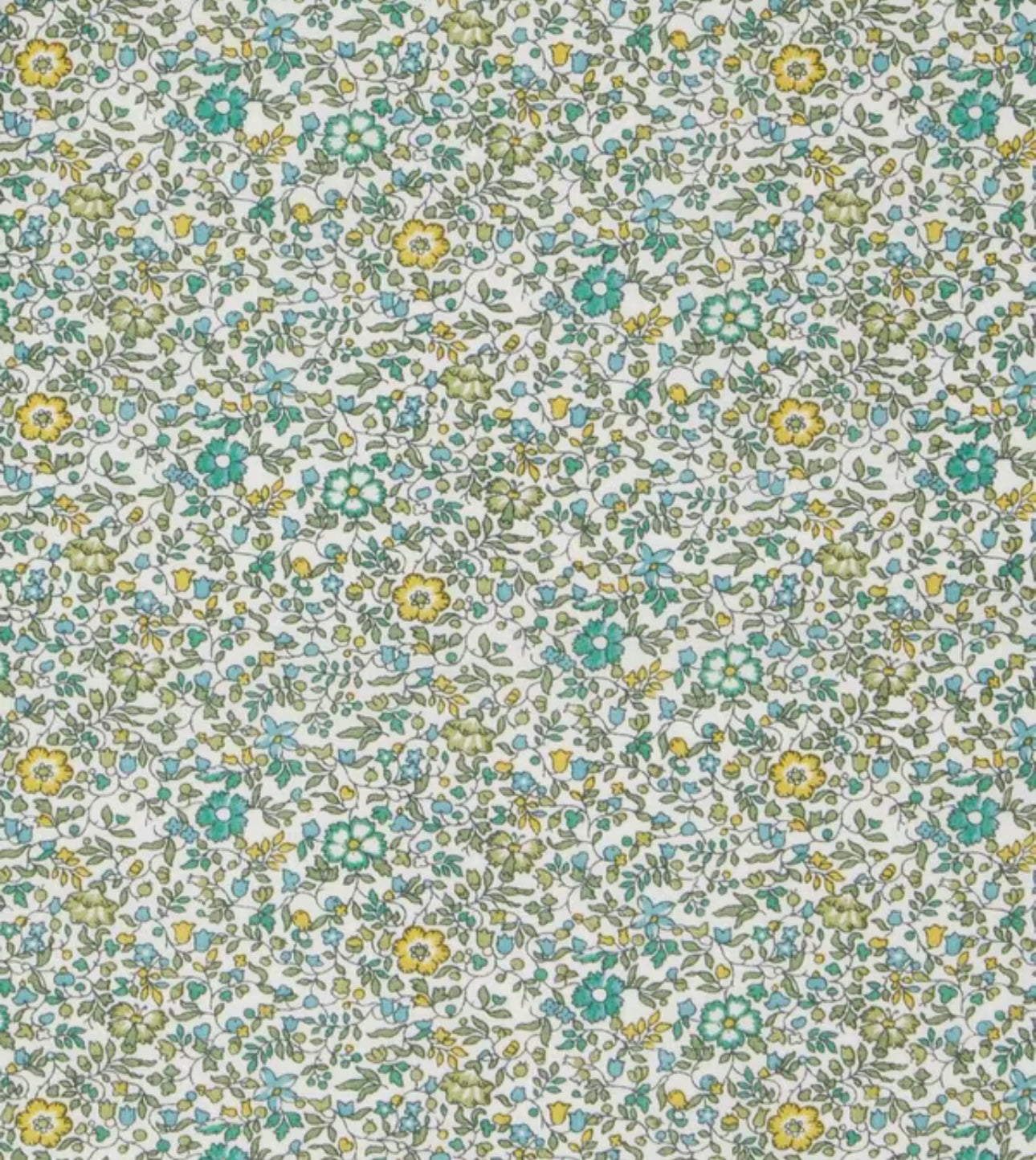 Green Liberty Print Eye Mask