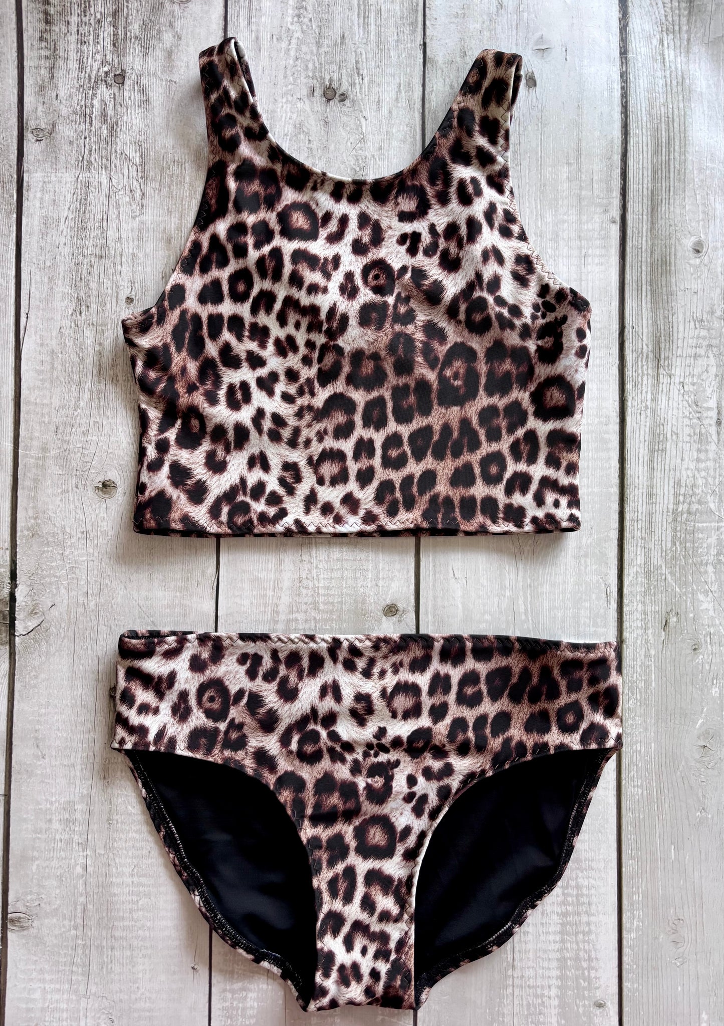 Girls Leopard Bikini