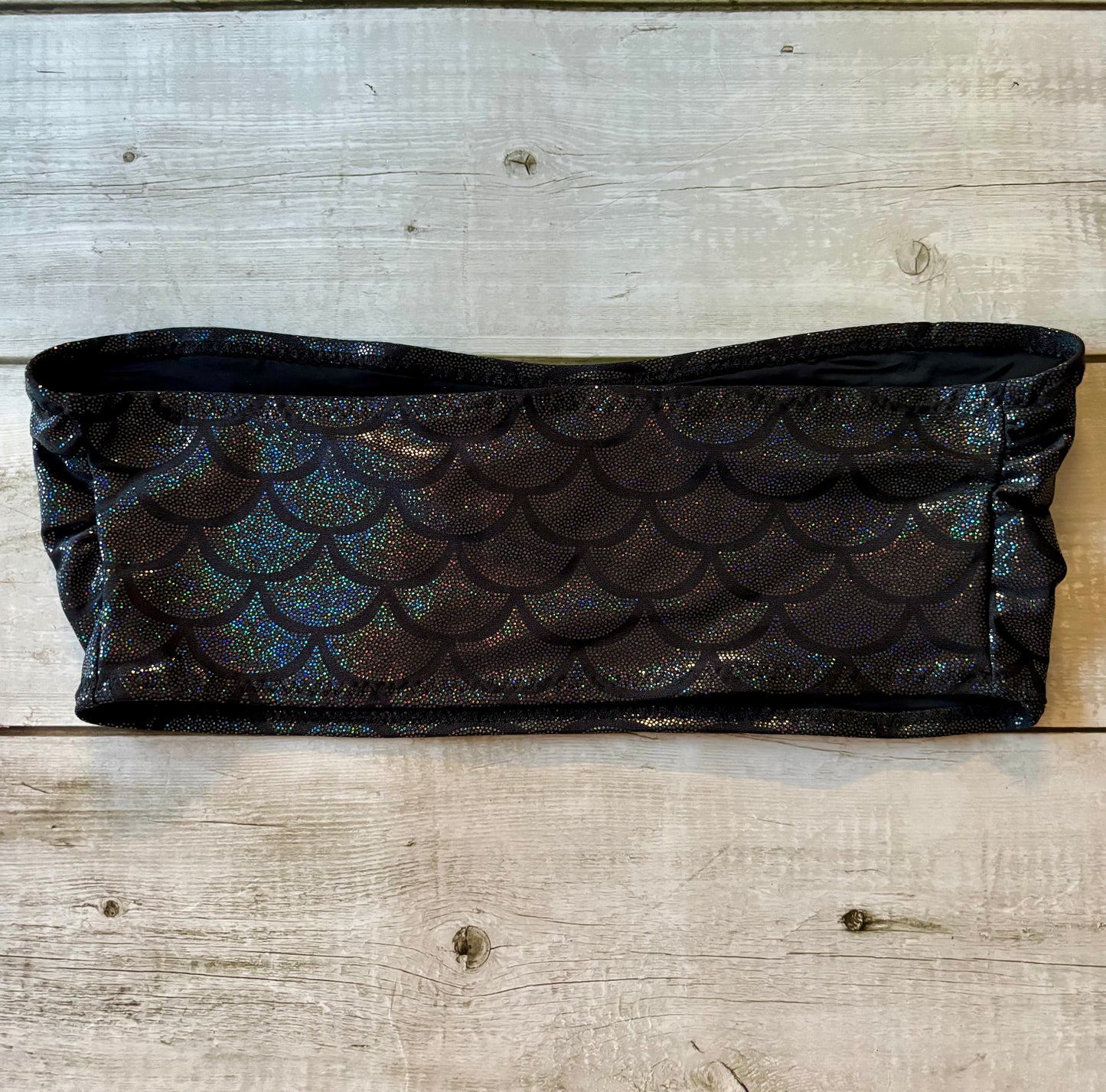 Black Mermaid Bandeau- Size 12