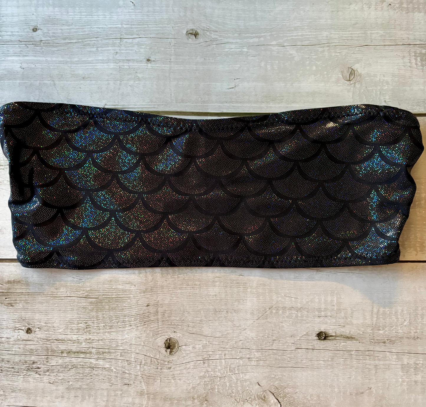 Black Mermaid Bandeau- Size 12